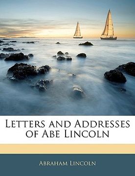portada letters and addresses of abe lincoln