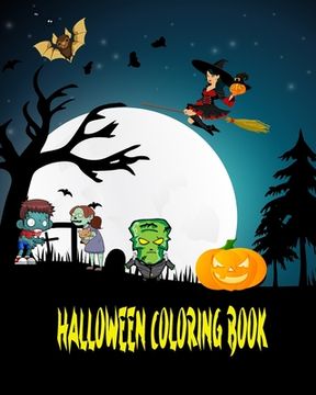 portada Halloween Coloring Book: Amazing Halloween Coloring Book! (en Inglés)