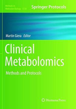 portada Clinical Metabolomics: Methods and Protocols (en Inglés)