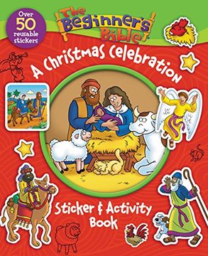portada The Beginner's Bible a Christmas Celebration Sticker and Activity Book (en Inglés)