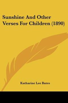 portada sunshine and other verses for children (1890) (en Inglés)