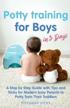 portada Potty Training for Boys in 3 Days (en Inglés)