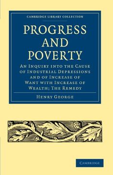 portada Progress and Poverty (Cambridge Library Collection - British and Irish History, 19Th Century) (en Inglés)