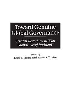 portada Toward Genuine Global Governance: Critical Reactions to our Global Neighborhood (en Inglés)