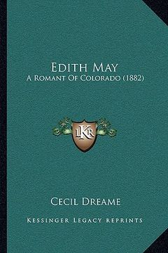 portada edith may: a romant of colorado (1882) (en Inglés)