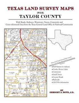 portada Texas Land Survey Maps for Taylor County (en Inglés)