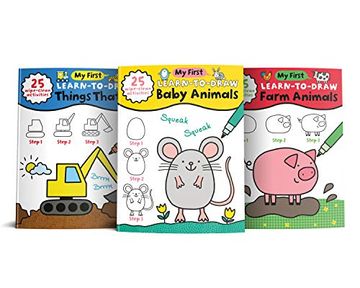 portada My First Learn to Draw Gift Set: 3 Wipe Clean Activity Books for Toddlers