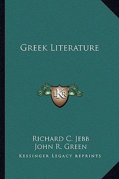 portada greek literature (in English)