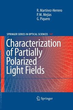 portada characterization of partially polarized light fields (en Inglés)