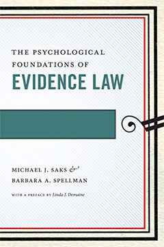 portada The Psychological Foundations of Evidence law (Psychology and the Law) (en Inglés)