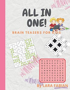 portada All in One!: Brain teasers, activity book, Mathematical training & funny riddles for kids 8-12 (en Inglés)