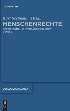 portada Menschenrechte: Begründung - Universalisierbarkeit - Genese (Colloquia Raurica) (in German)