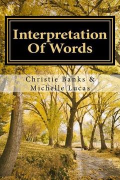 portada Interpretation Of Words (en Inglés)