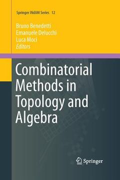 portada Combinatorial Methods in Topology and Algebra (en Inglés)