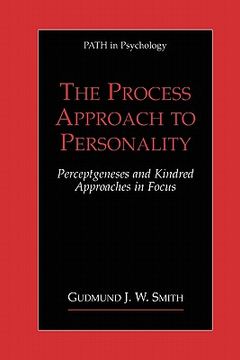 portada the process approach to personality: perceptgenesis and kindred approaches in focus