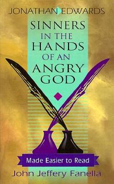 portada sinners in the hands of an angry god - made easier to read
