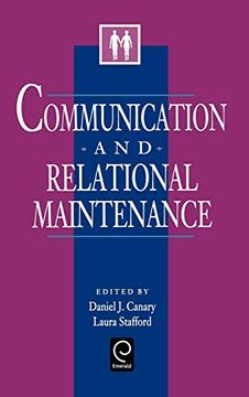 portada Communication and Relational Maintenance (libro en Inglés)