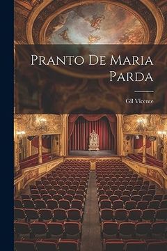 portada Pranto de Maria Parda (in Portuguese)