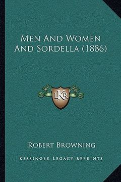 portada men and women and sordella (1886) (en Inglés)