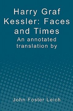 portada harry graf kessler: faces and times (en Inglés)