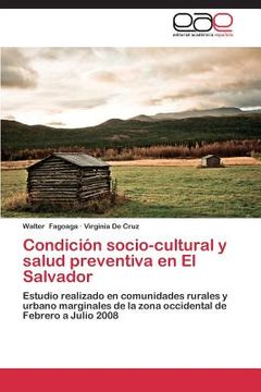 portada condicion socio-cultural y salud preventiva en el salvador (in Spanish)