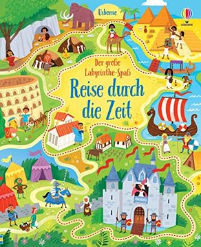 portada Der Große Labyrinthe-Spaß: Reise Durch die Zeit (in German)