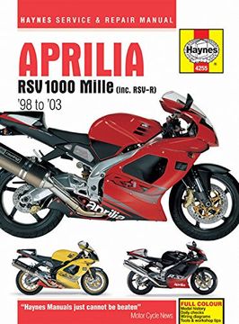 portada Aprilia RSV100 Mille Motorcycle Repair Manual (Haynes Service & Repair Manual)