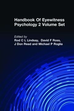 portada Handbook of Eyewitness Psychology 2 Volume Set: Memory for Events (en Inglés)