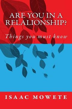 portada Are you in a relalionship?: Things you must know (in English)