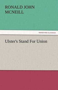 portada ulster's stand for union (in English)