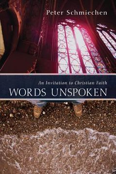 portada words unspoken: an invitation to christian faith