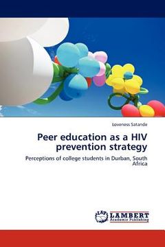 portada peer education as a hiv prevention strategy (in English)