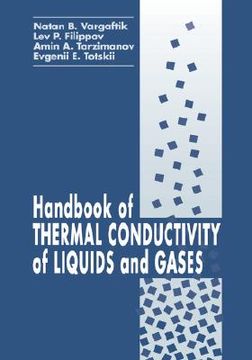 portada handbook of thermal conductivity of liquids and gases (en Inglés)