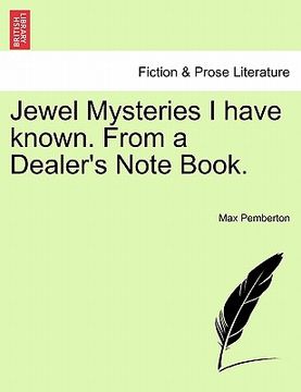 portada jewel mysteries i have known. from a dealer's note book. (en Inglés)