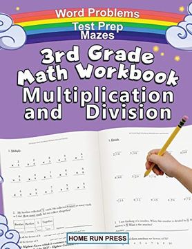 portada 3rd Grade Math Workbook Multiplication and Division: Grade 3, Grade 4, Test Prep, Word Problems (en Inglés)
