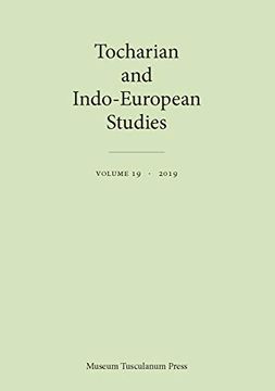 portada Tocharian and Indo-European Studies 19 (en Inglés)