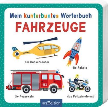 portada Mein Kunterbuntes Wörterbuch - Fahrzeuge (en Alemán)
