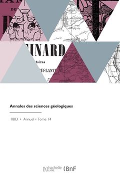 portada Annales Des Sciences Géologiques (in French)