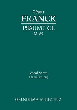 portada Psaume CL, M.69: Vocal score (en Francés)