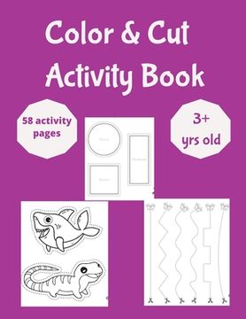 portada Color and Cut Activity Book: 3 year old