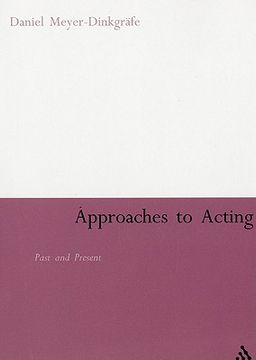 portada approaches to acting (en Inglés)
