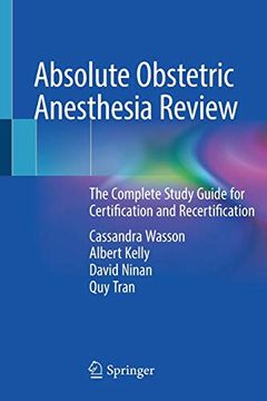 portada Absolute Obstetric Anesthesia Review: The Complete Study Guide for Certification and Recertification (in English)