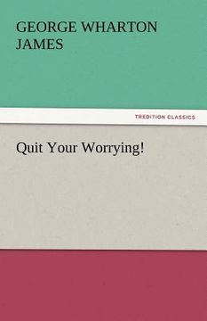 portada quit your worrying! (en Inglés)