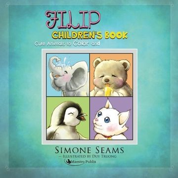 portada Filipino Children's Book: Cute Animals to Color and Practice Filipino
