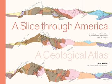 portada A Slice Through America: A Geological Atlas (en Inglés)