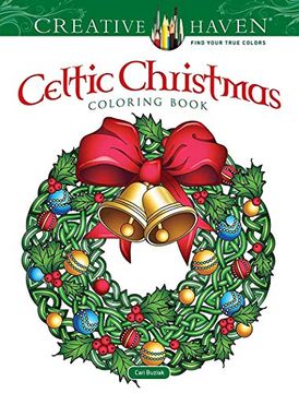 portada Creative Haven Celtic Christmas Coloring Book 