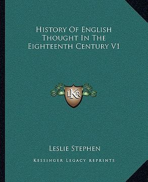 portada history of english thought in the eighteenth century v1