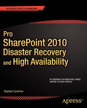portada pro sharepoint 2010 disaster recovery and high availability