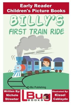 portada Billy's First Train Ride - Early Reader - Children's Picture Books