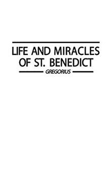 portada Life and Miracles of st. Benedict (Book two of the Dialogues). (en Inglés)